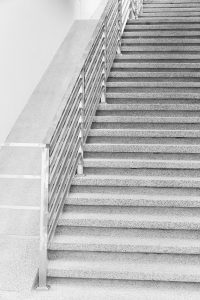 Cement and concrete steps interlocking example