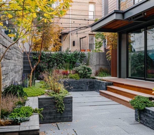 shop entrance landscaping in toronto