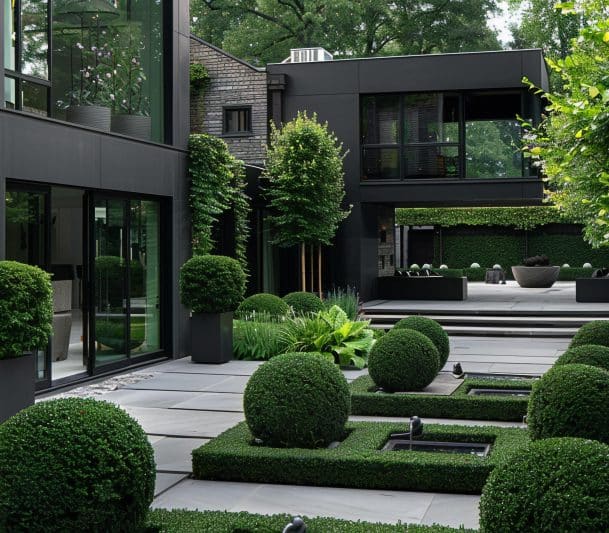 office building landscape design
