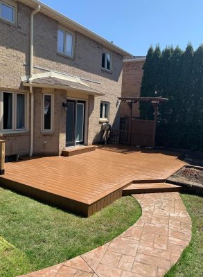 deck project done at on of our client