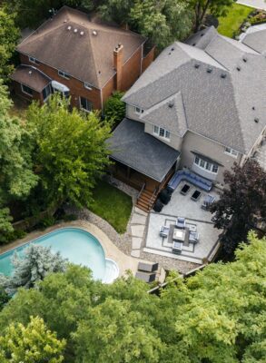Interlocking backyard in Richmond Hill