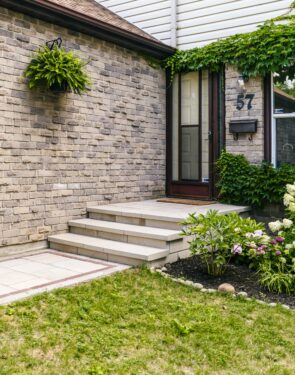 Interlocking front porch Etobicoke