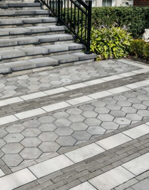 Interlocking pavement in Richmond Hill