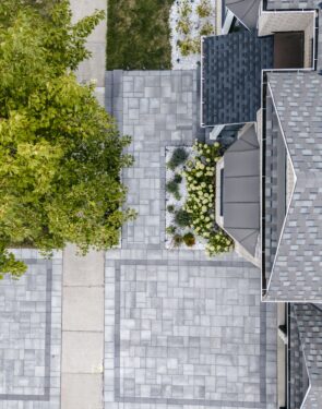 interlocking front yard eco pro home services project