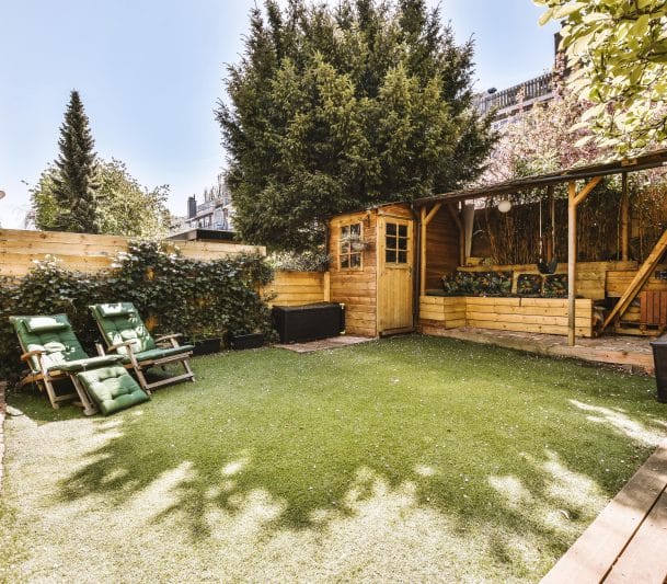backyard with patio