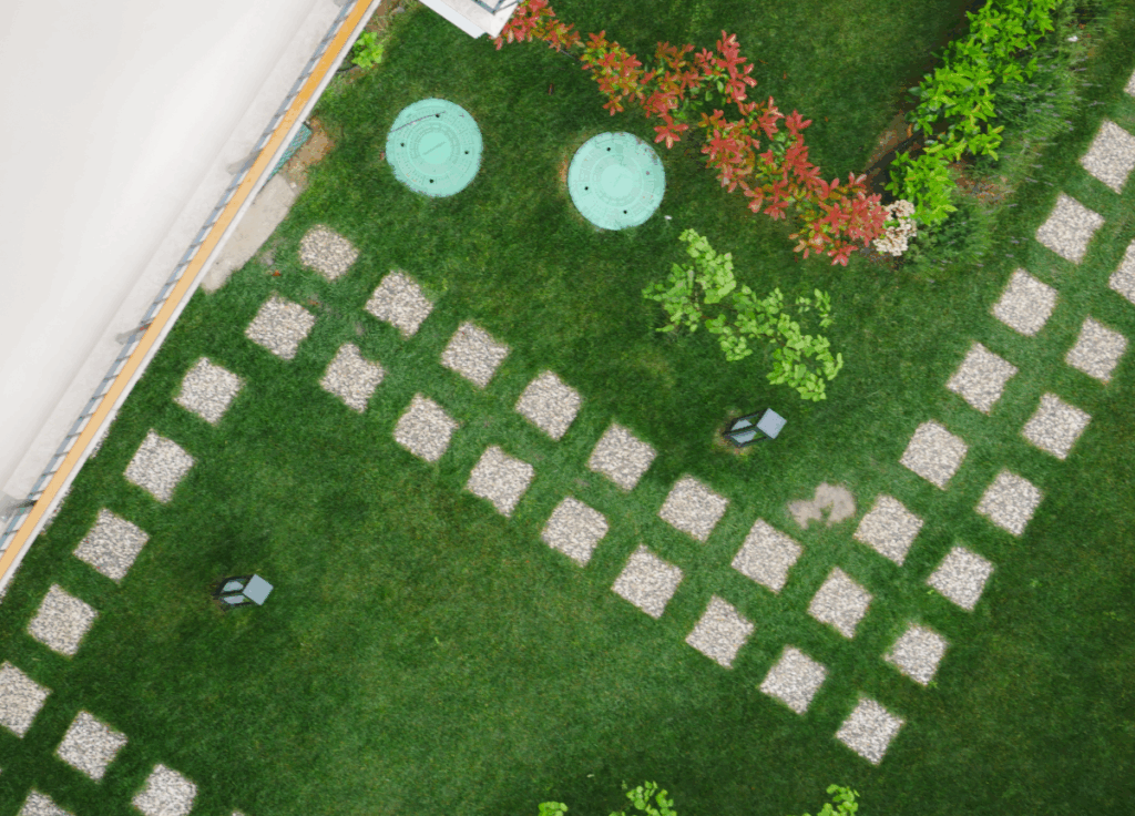 Permeable patio