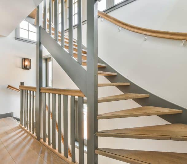 stairs with handrail
