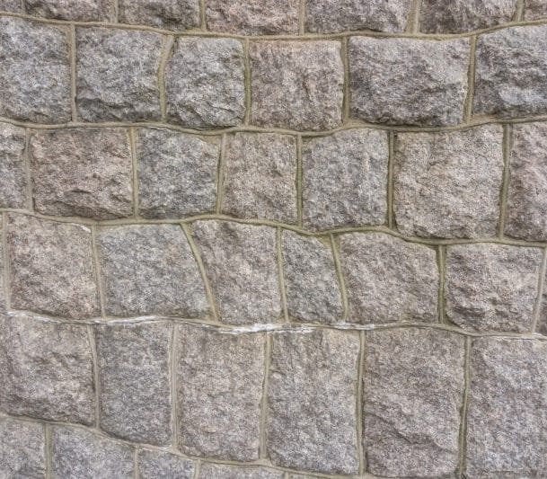 light beige retaining wall