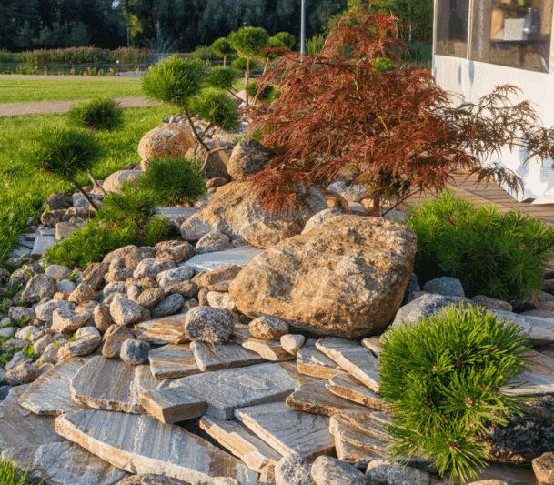 Stunning hardscape in Newmarket home
