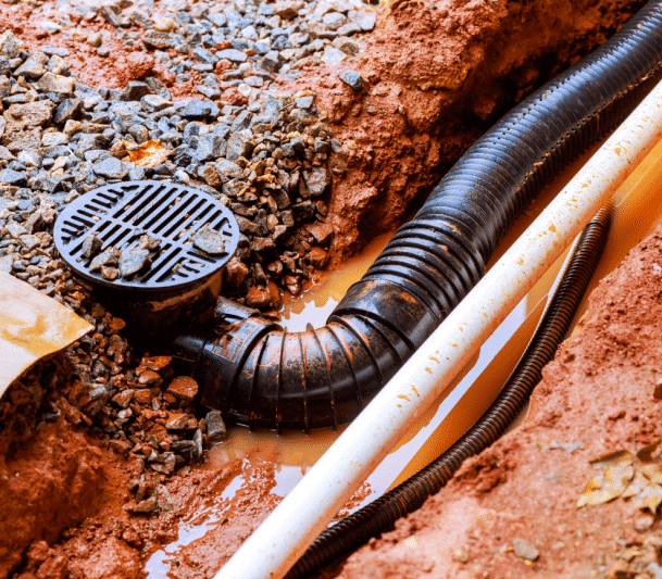 Drainage trench
