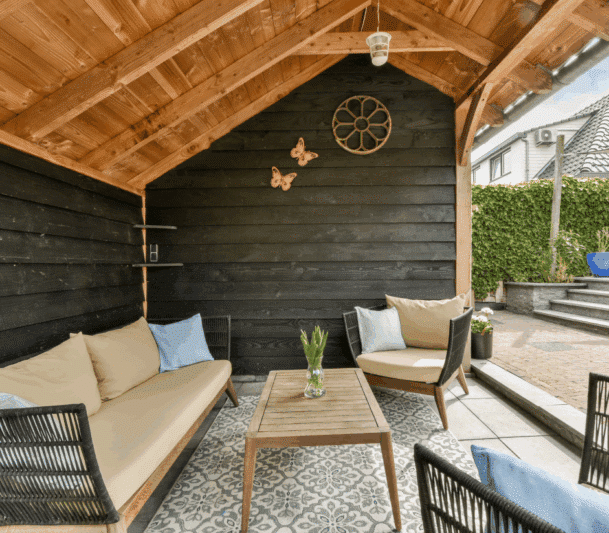 Wood gazebo in Burlington