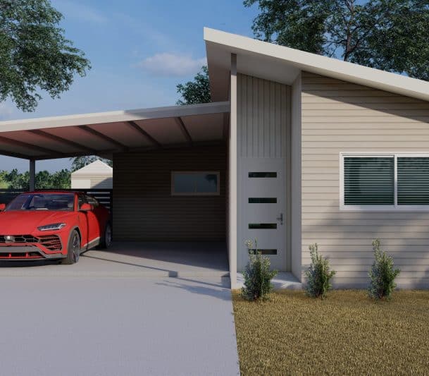 car protection with attached carport